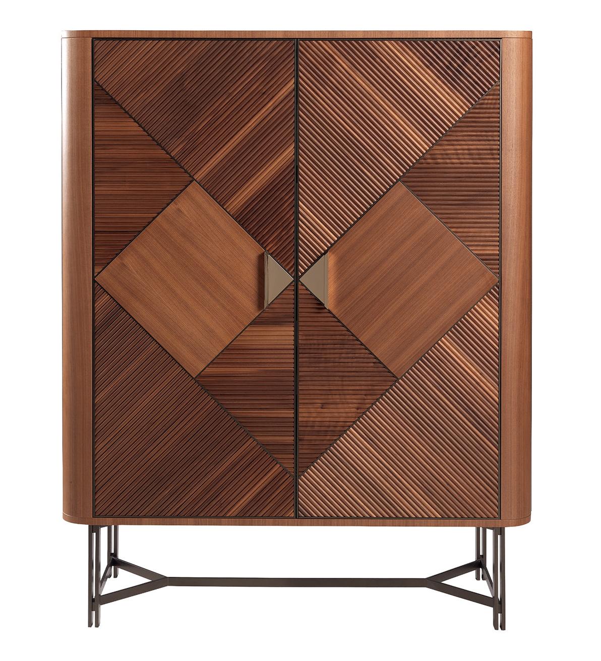 Walnut Handcrafted Cabinet