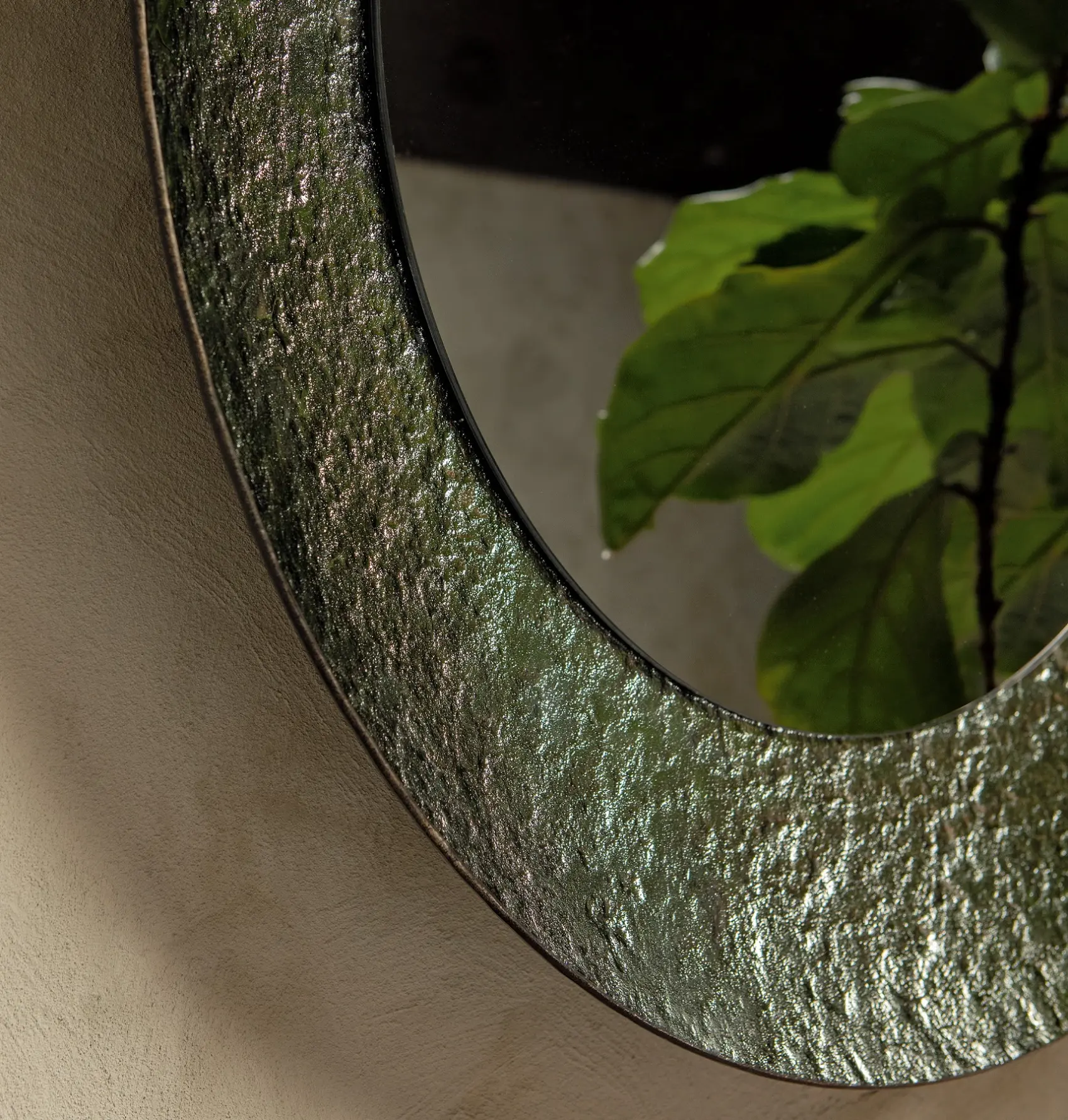 Opal Round Mirror
