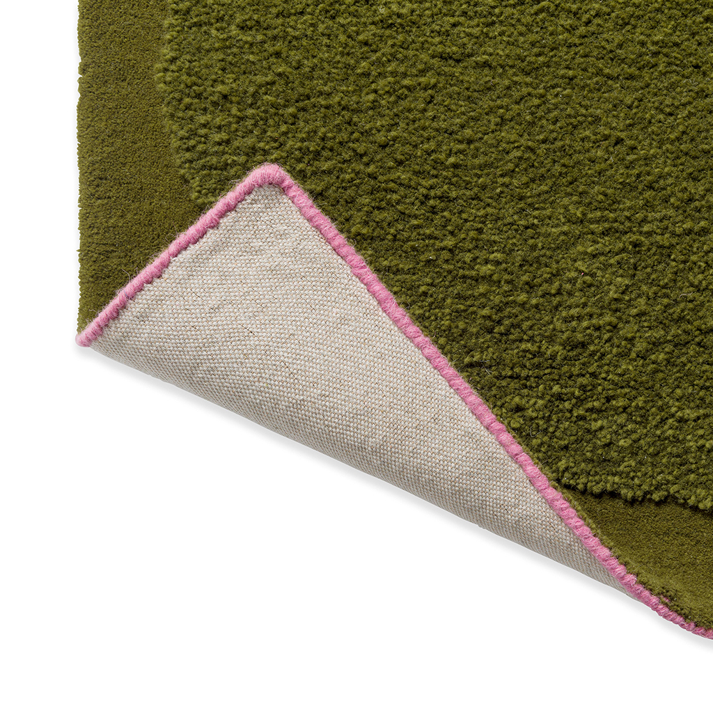 Solid Designer Green Rug | Size: 160 x 230 cm