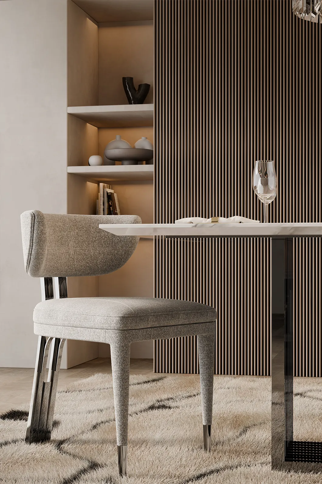 Mesh Dining Chair - 1