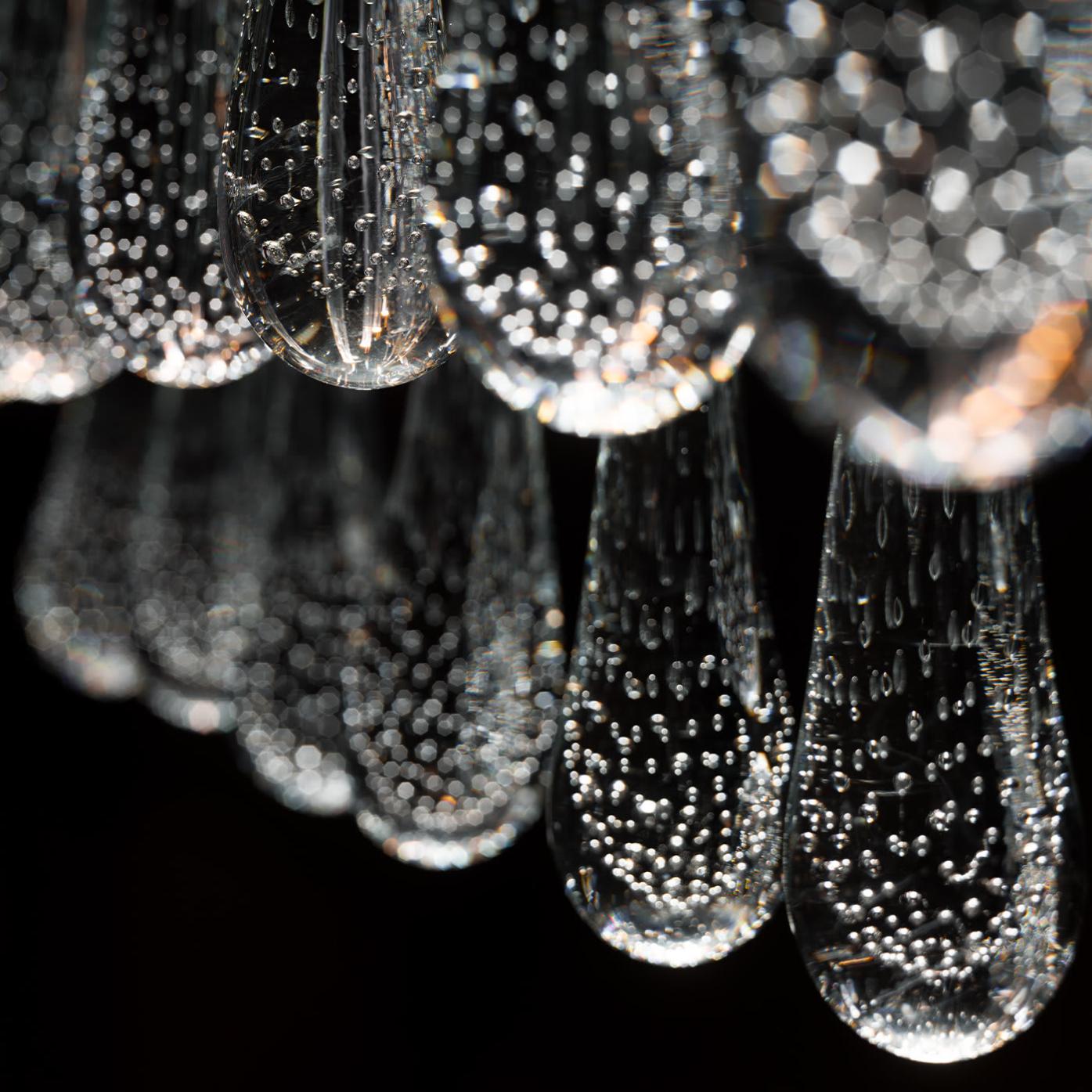 Murano Glass Drop Chandelier
