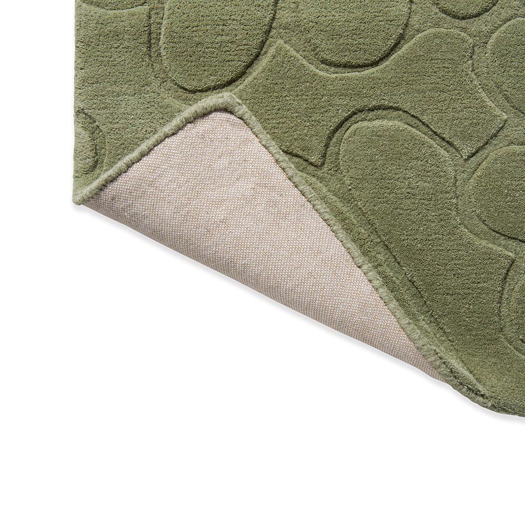 Petal Design Hedgerow Green Rug | Size: 200 x 280 cm