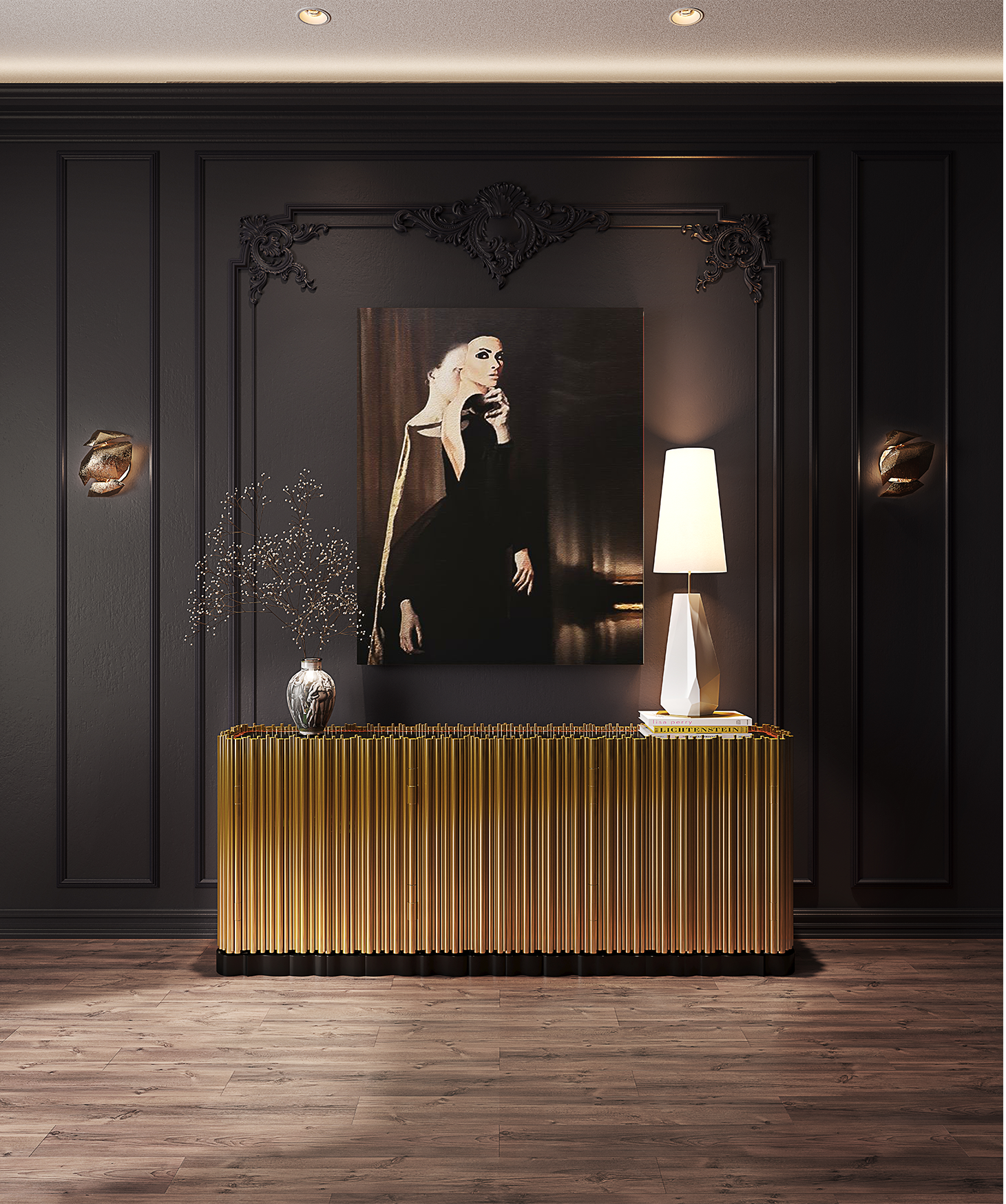 Harmony Gold Elite Sideboard