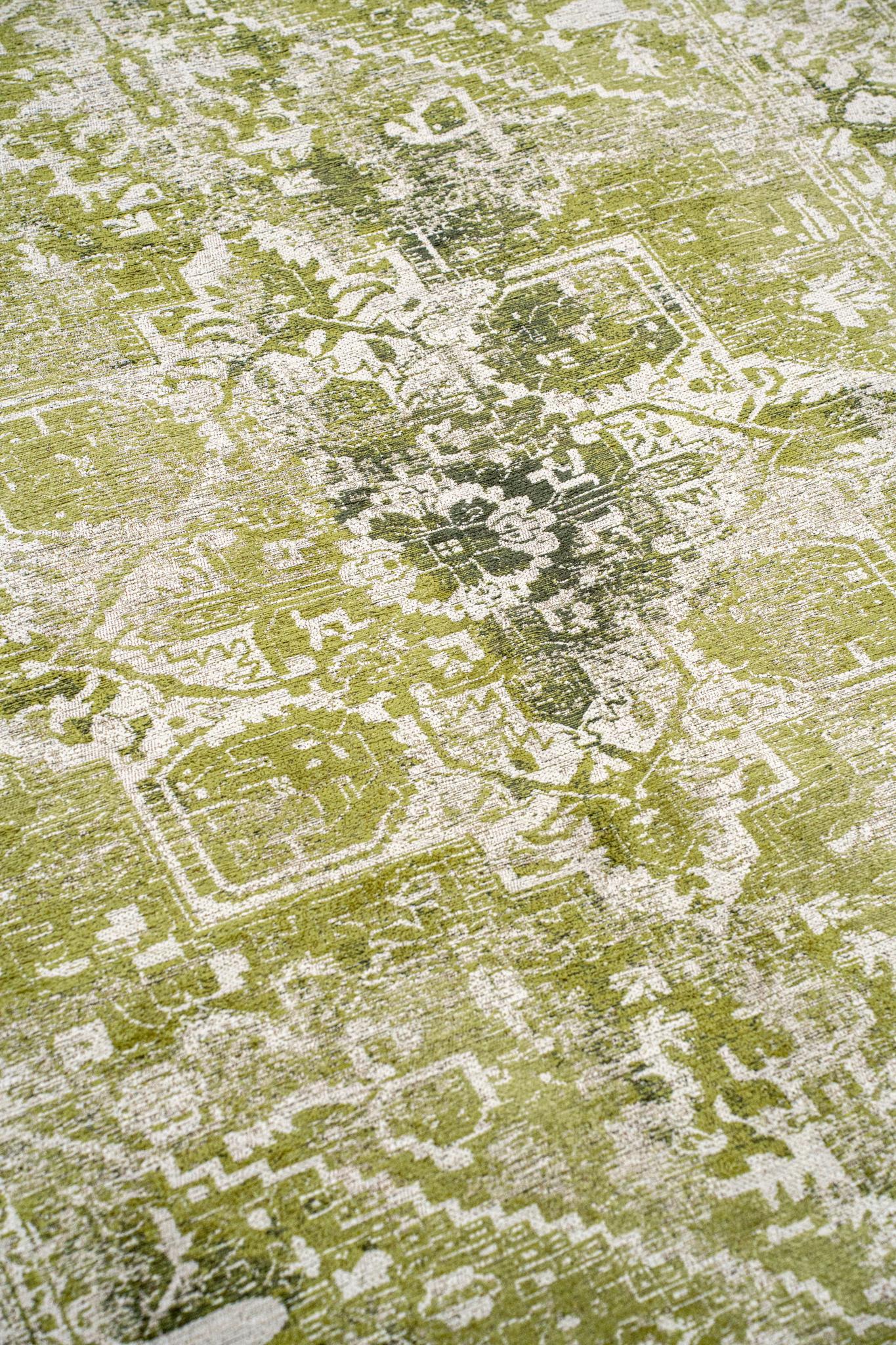 Olive Green Natural Pattern Rug | Size: 280 x 390 cm