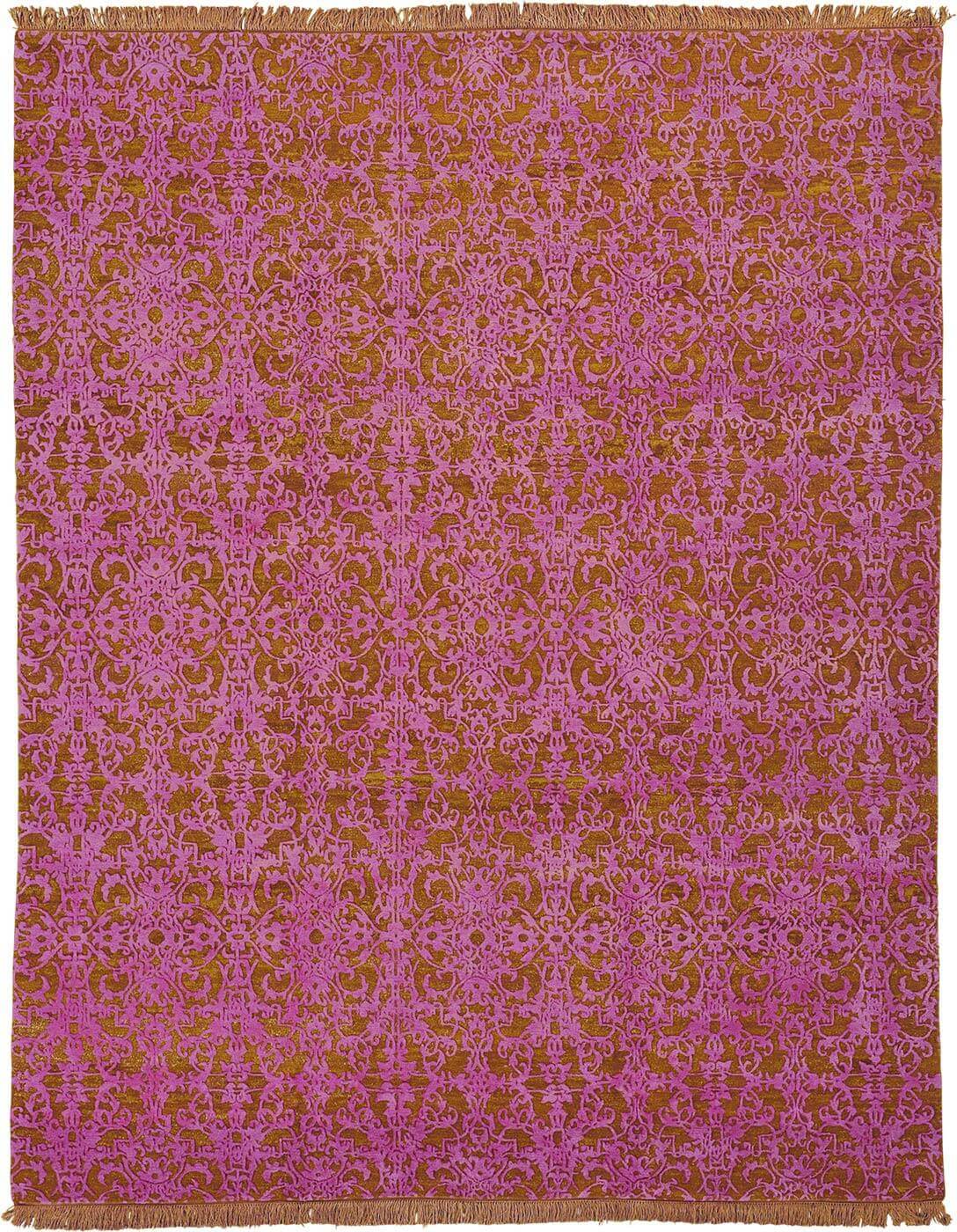 Hand-woven Vintage Style Pink Luxury Rug | Size: 300 x 400 cm