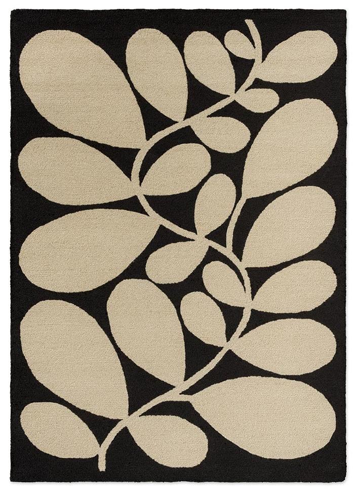 Maple Black Outdoor Rug | Size: 160 x 230 cm