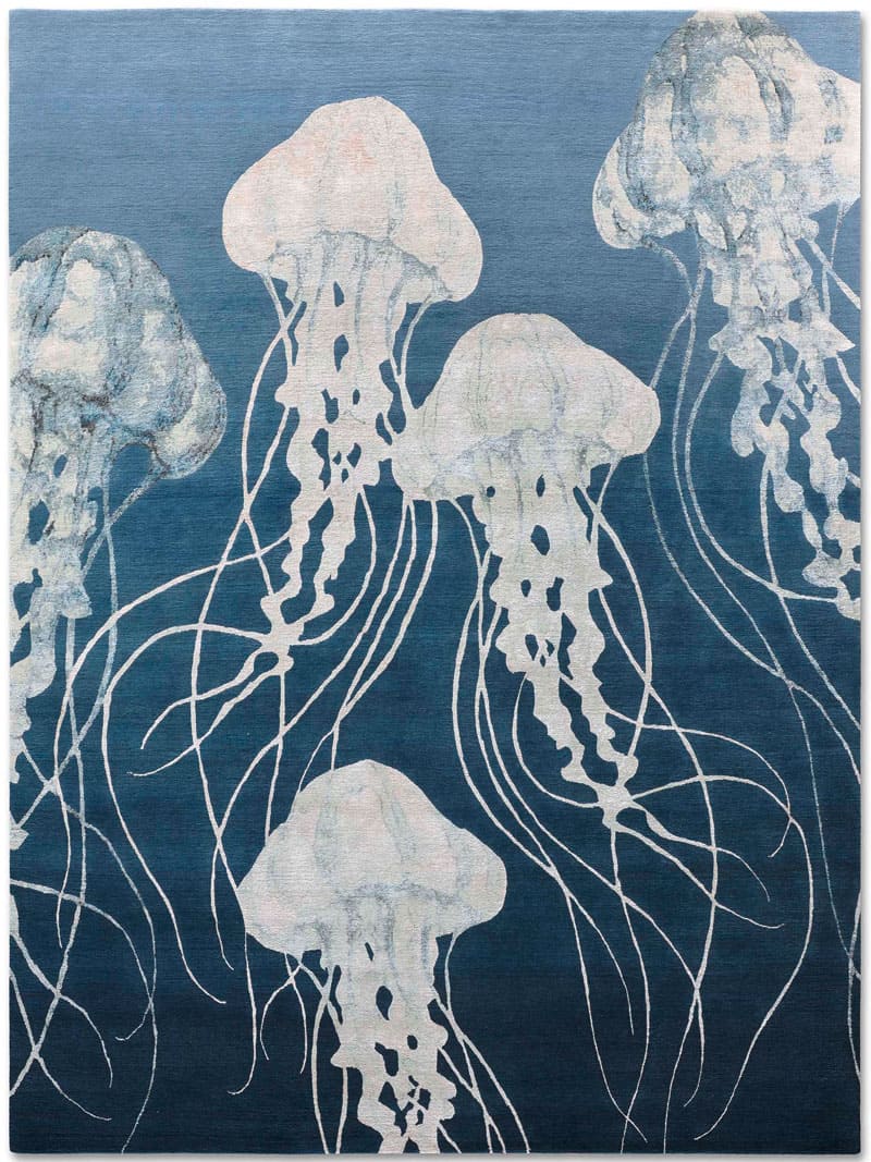 Jellyfish Handmade Luxury Rug