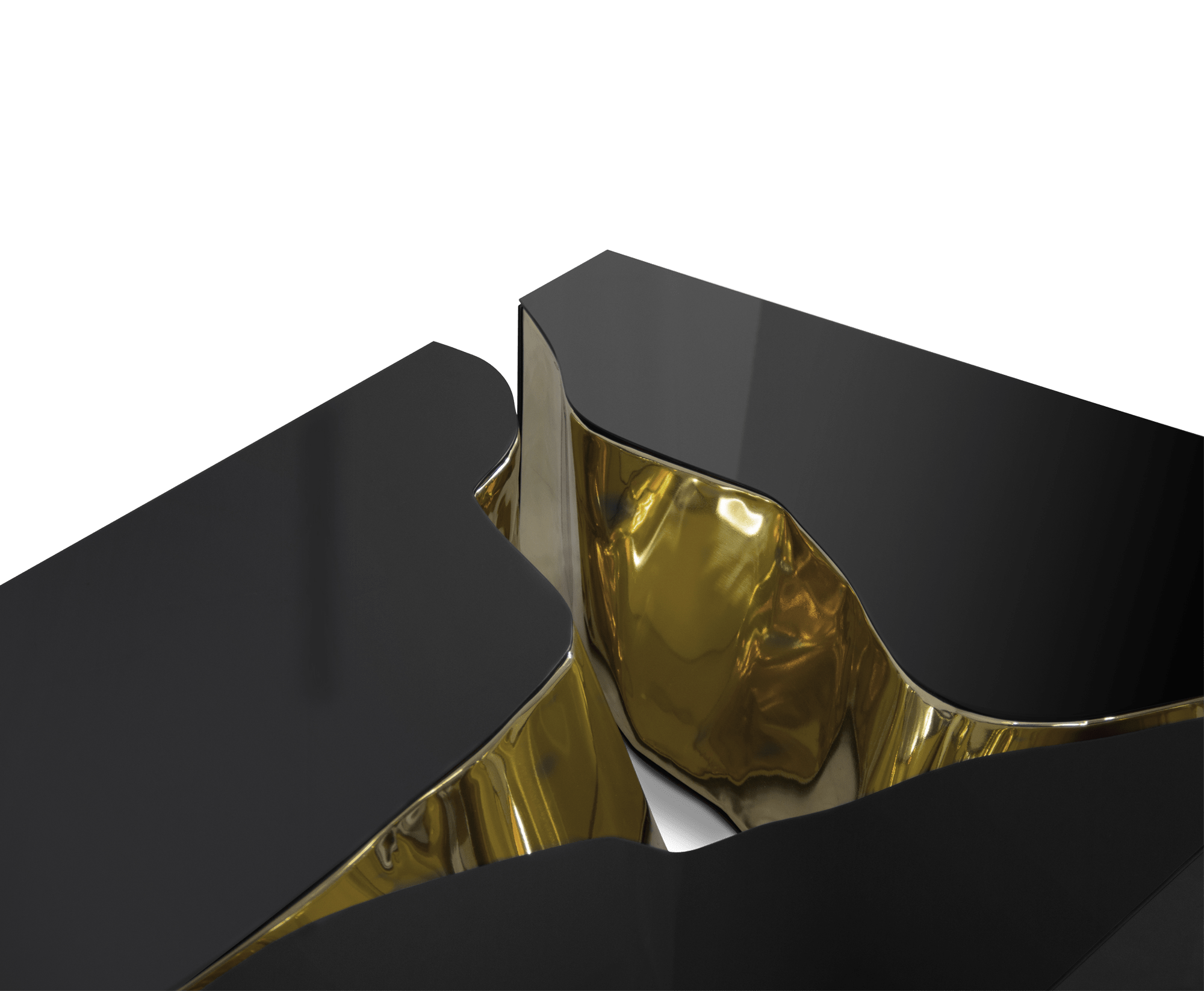 Black Gold Designer Center Table