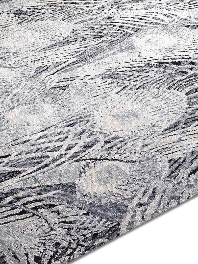 Feathers BlueGrey | Size: 250 x 300 cm