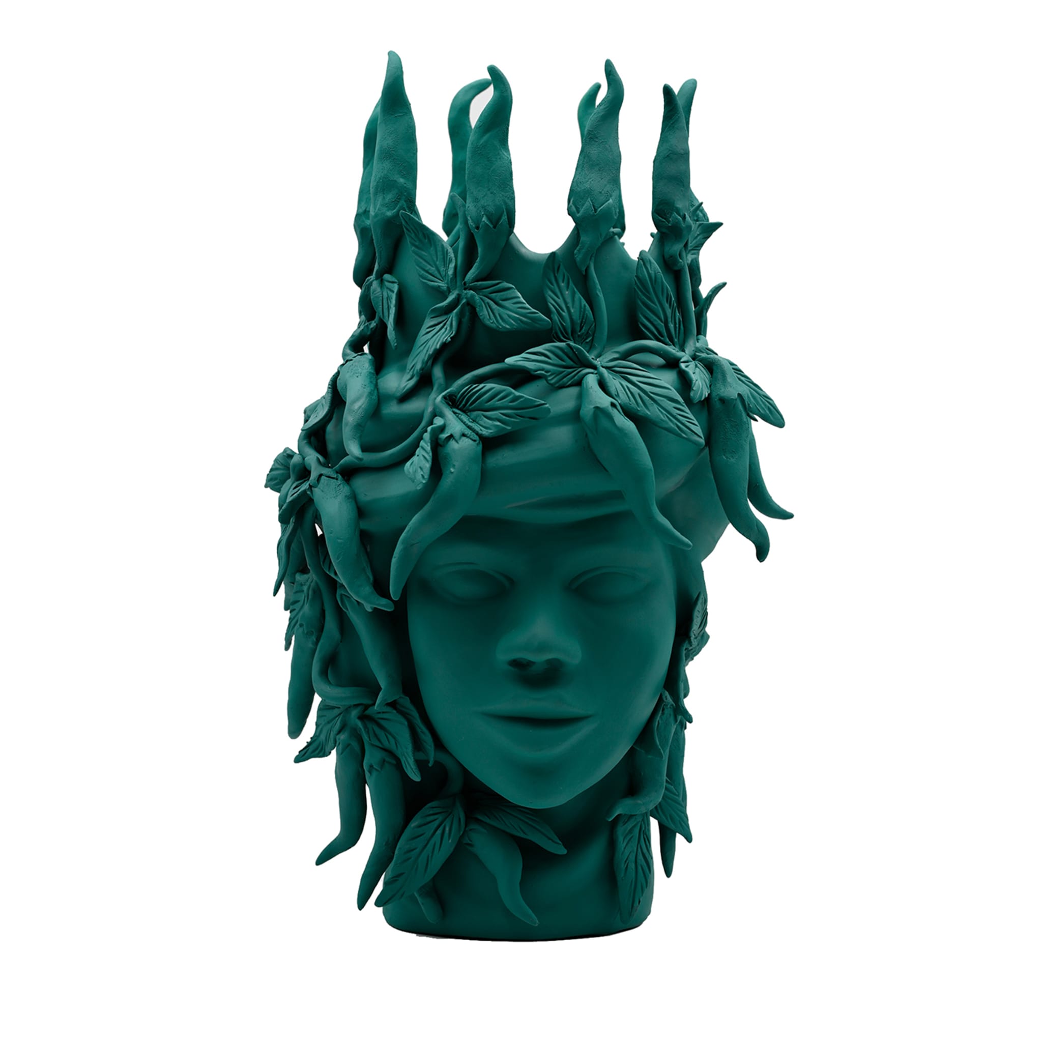 Dark Green Moor's Head Artwork