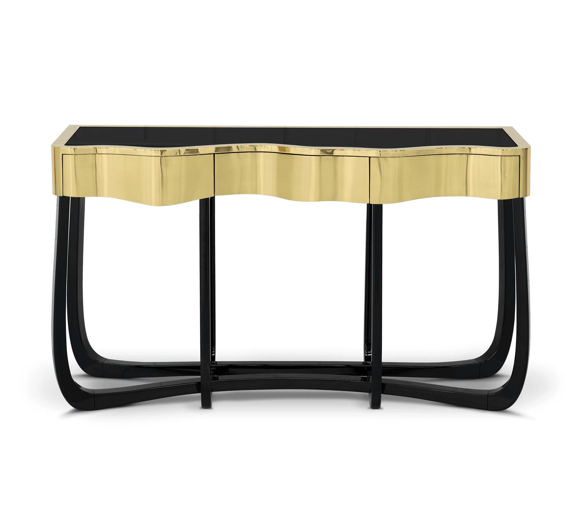 Serpentine Gold Luxe Console