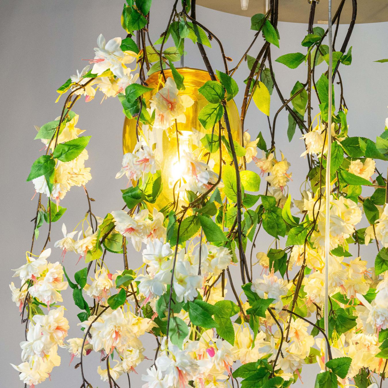 Crystal Egg Cascading Chandelier