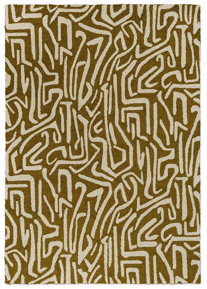 Harmony Ochre/Gold Outdoor Rug | Size: 200 x 280 cm