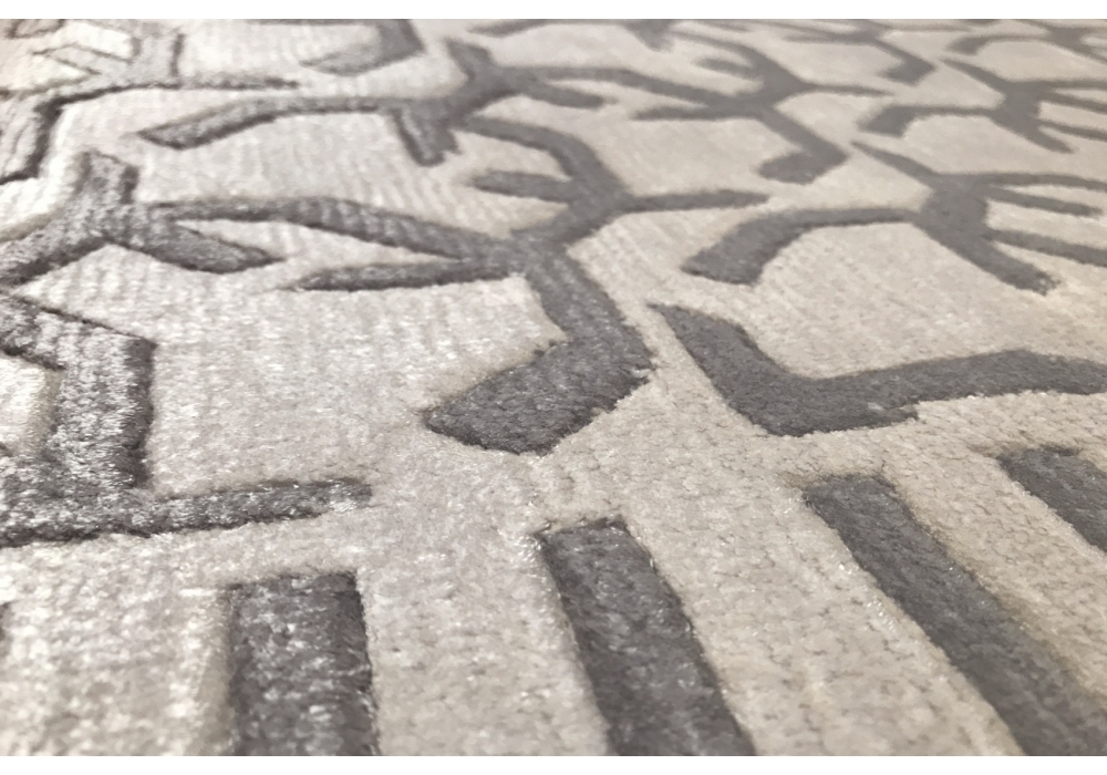 Border Viscose Indian Handwoven Luxury Rug | Size: 200 x 300 cm