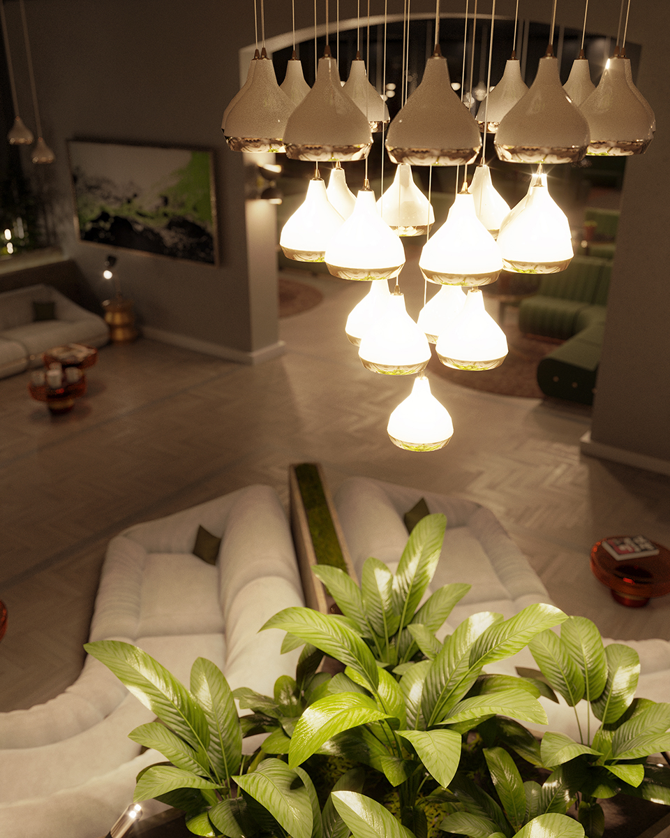 Graceful Array 41 Chandelier Suspension Lamp - 7