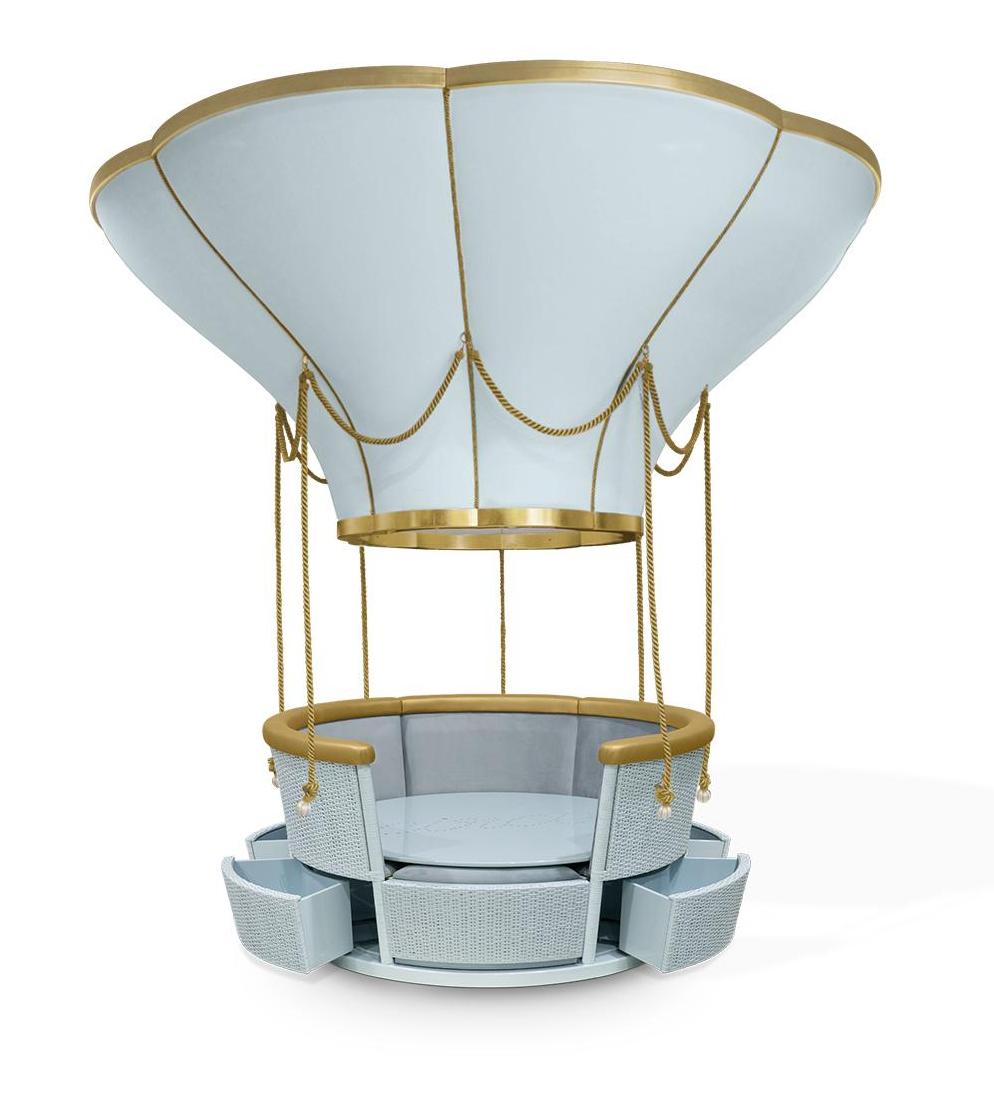 Balloon Blue Kids Bed