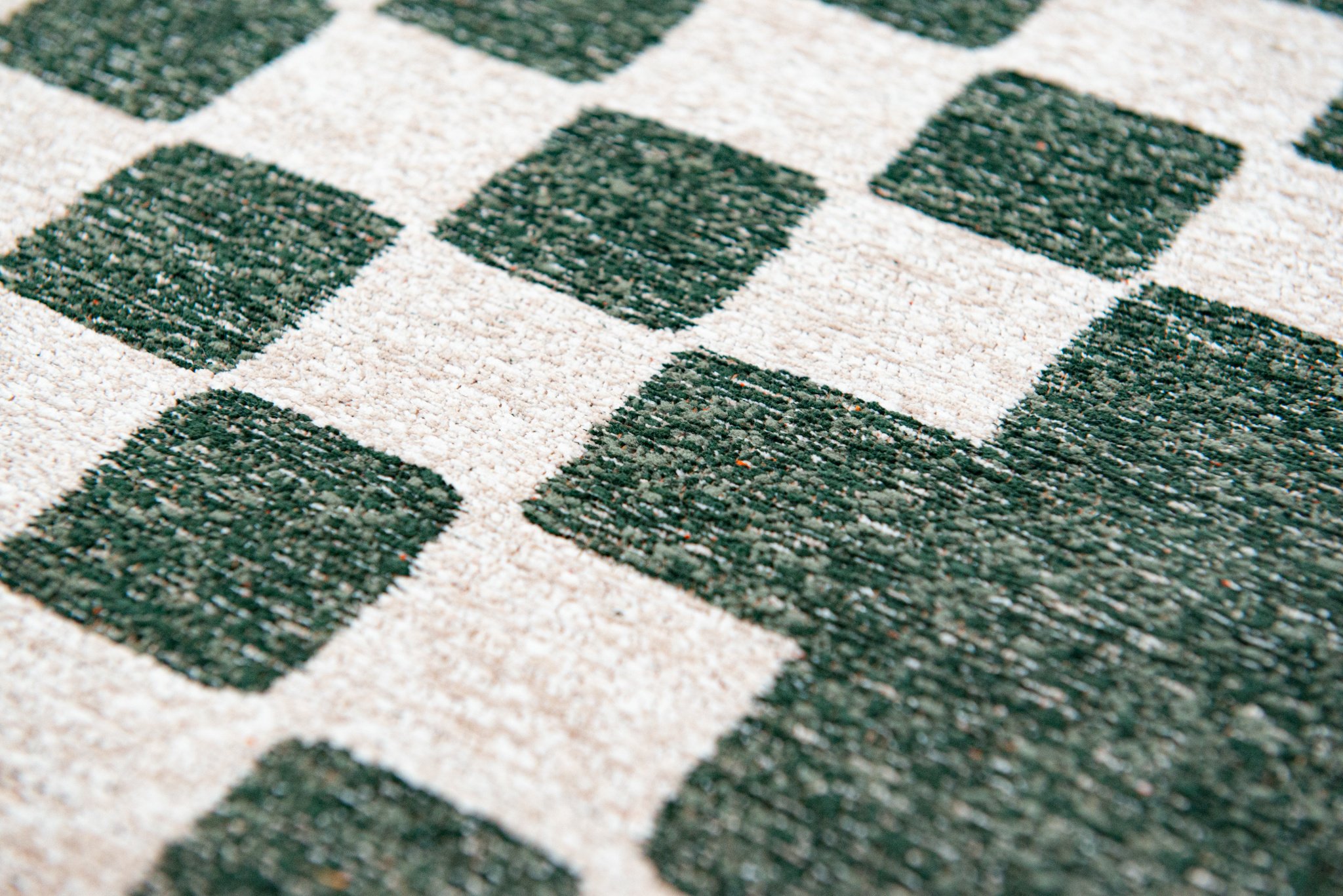 Deep Green Contemporary Rug