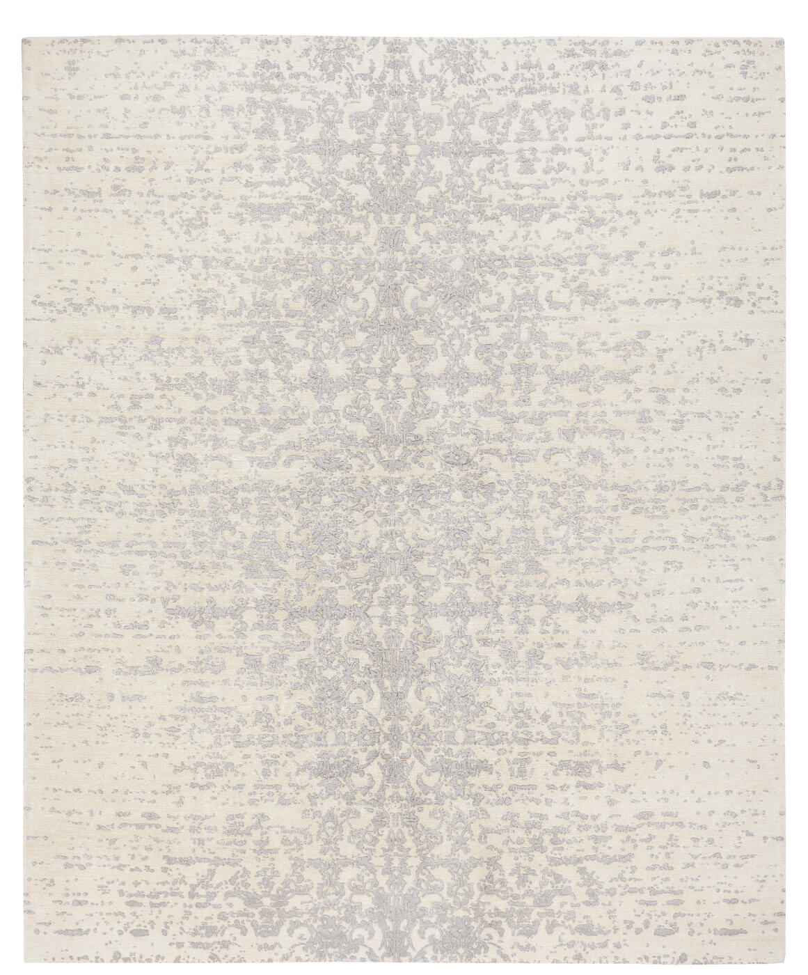 Faded Hand-woven White Luxury Rug