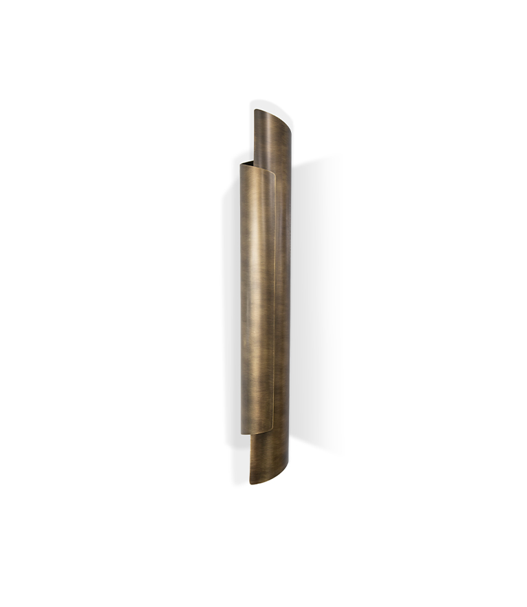 Aged Brass Grande Wall Light