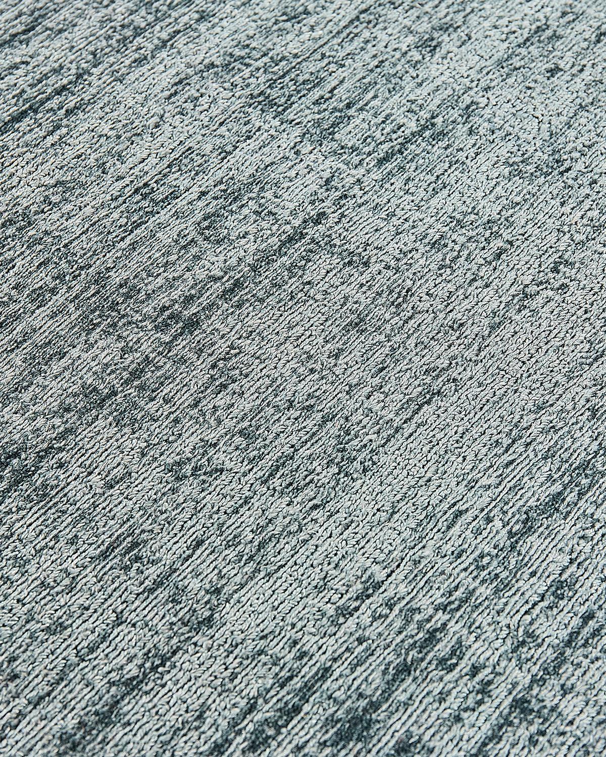 Handwoven Powder Blue Silk Rug | Size: 300 x 400 cm