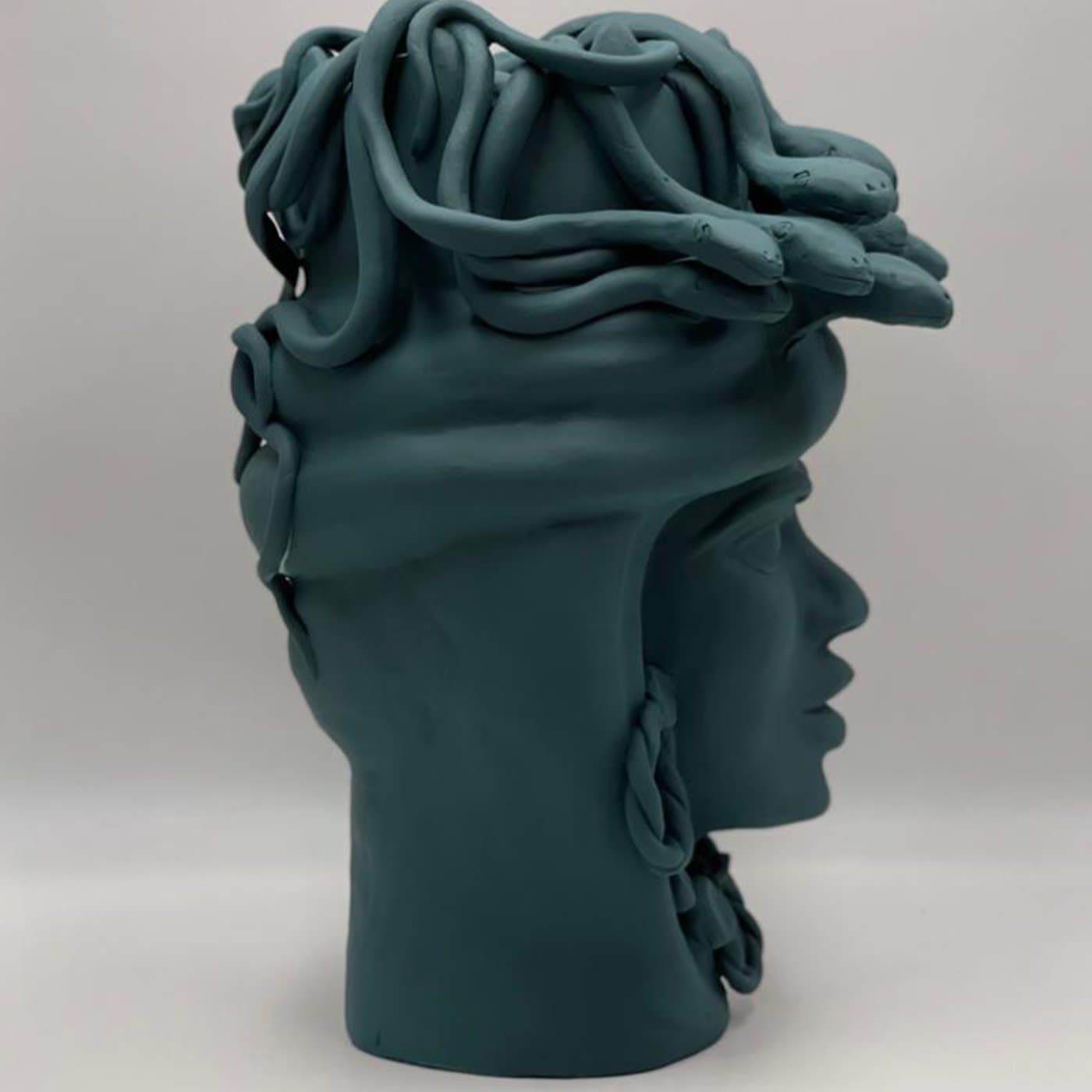 Matte Finish Moor's Head Sculpture