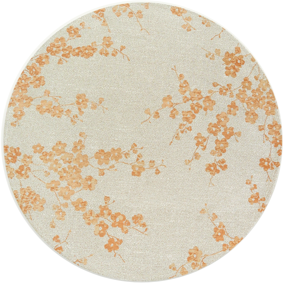 Soft Pink Round Rug | Size: Ø 240 cm