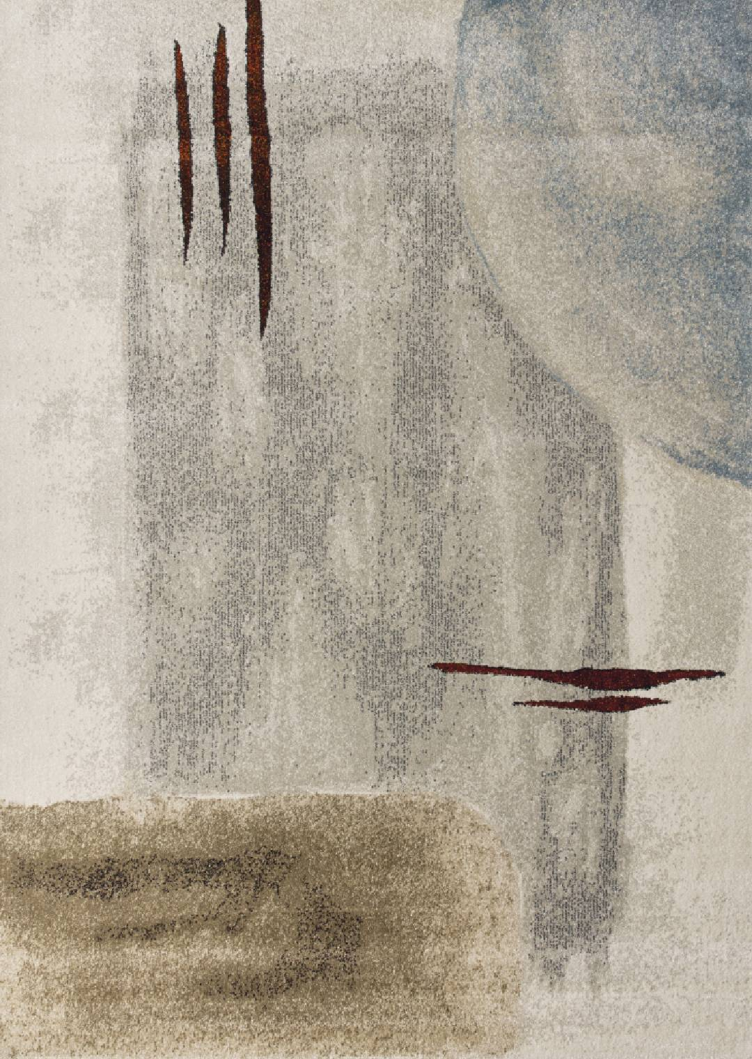 Modern Beige Abstract Rug | Size: 160 x 235 cm