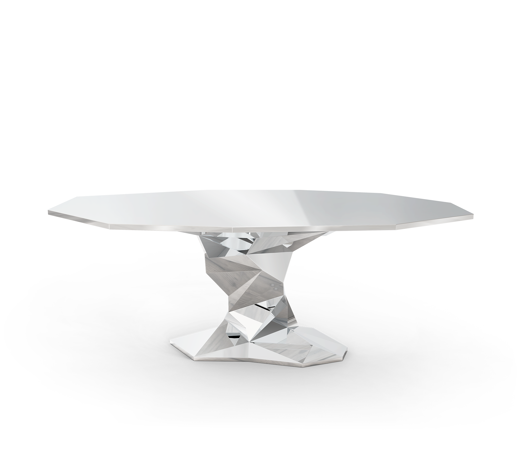 Silver Luxe Dining Table
