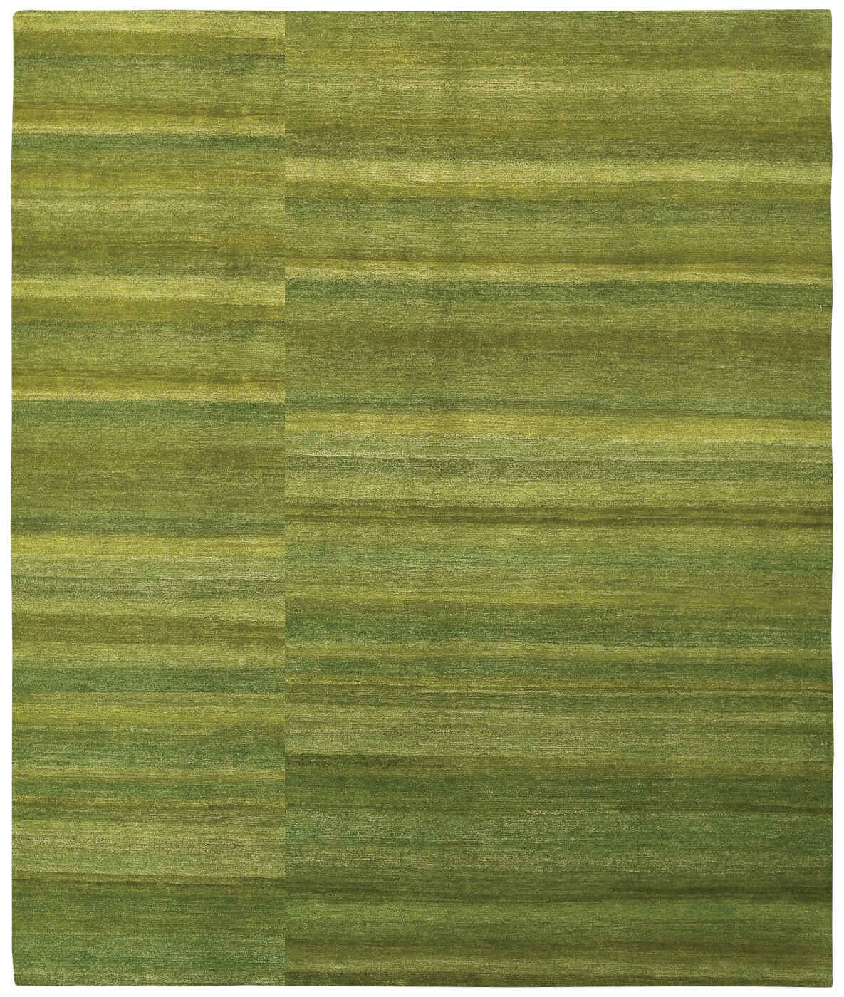 Green Lines Hand-woven Luxury Rug ☞ Size: 300 x 400 cm
