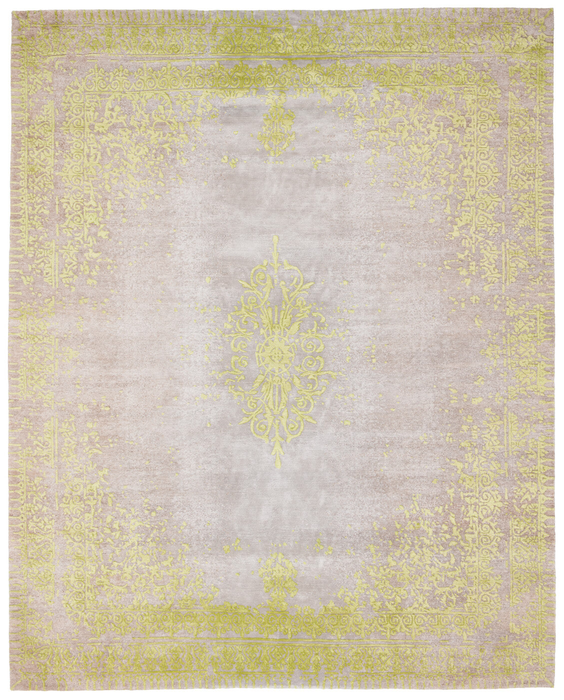 Ferrara Yellow Luxurious Rug ☞ Size: 250 x 300 cm