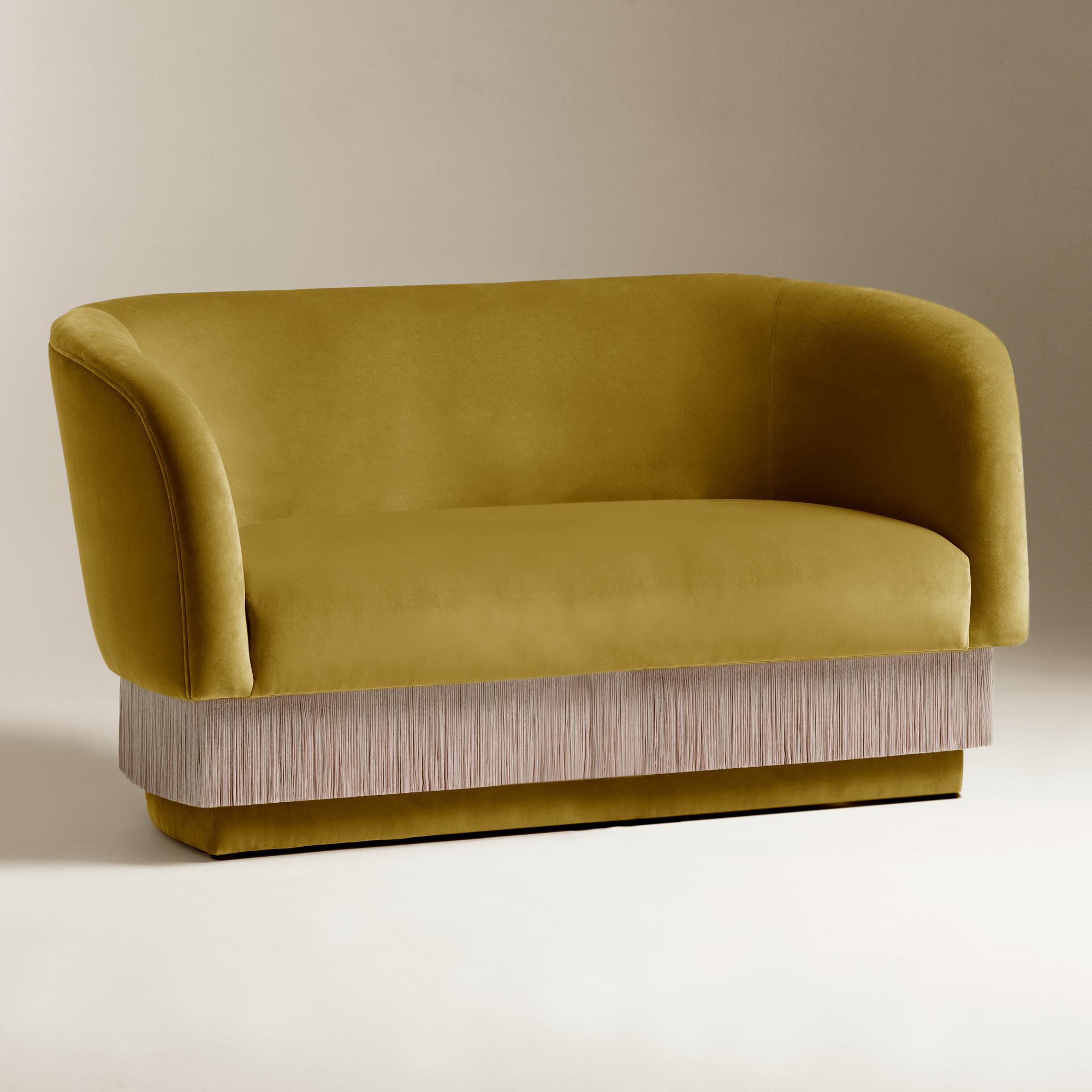 La Folie Yellow Sofa