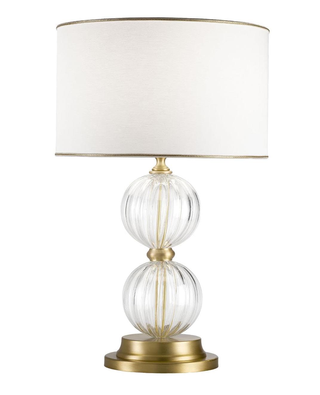 Elegant Murano Glass Orb Table Lamp