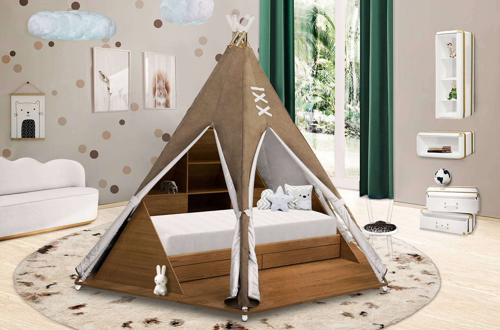 Tribal Hideout Adventure Bed