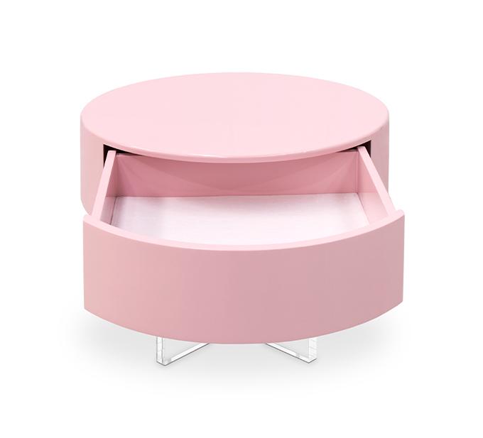 Nimbus Pink Nightstand