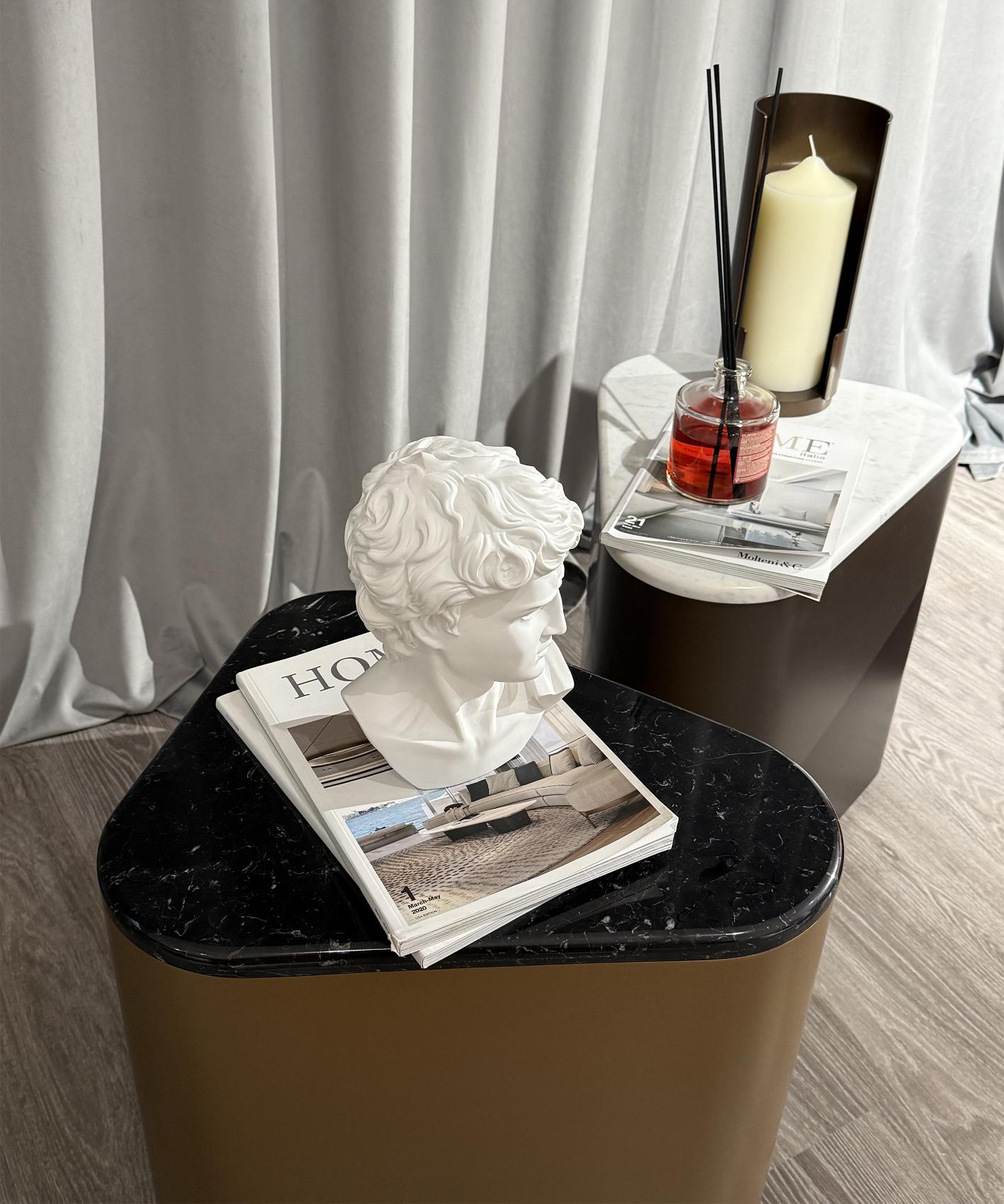 Doris Marble-Top Coffee Table