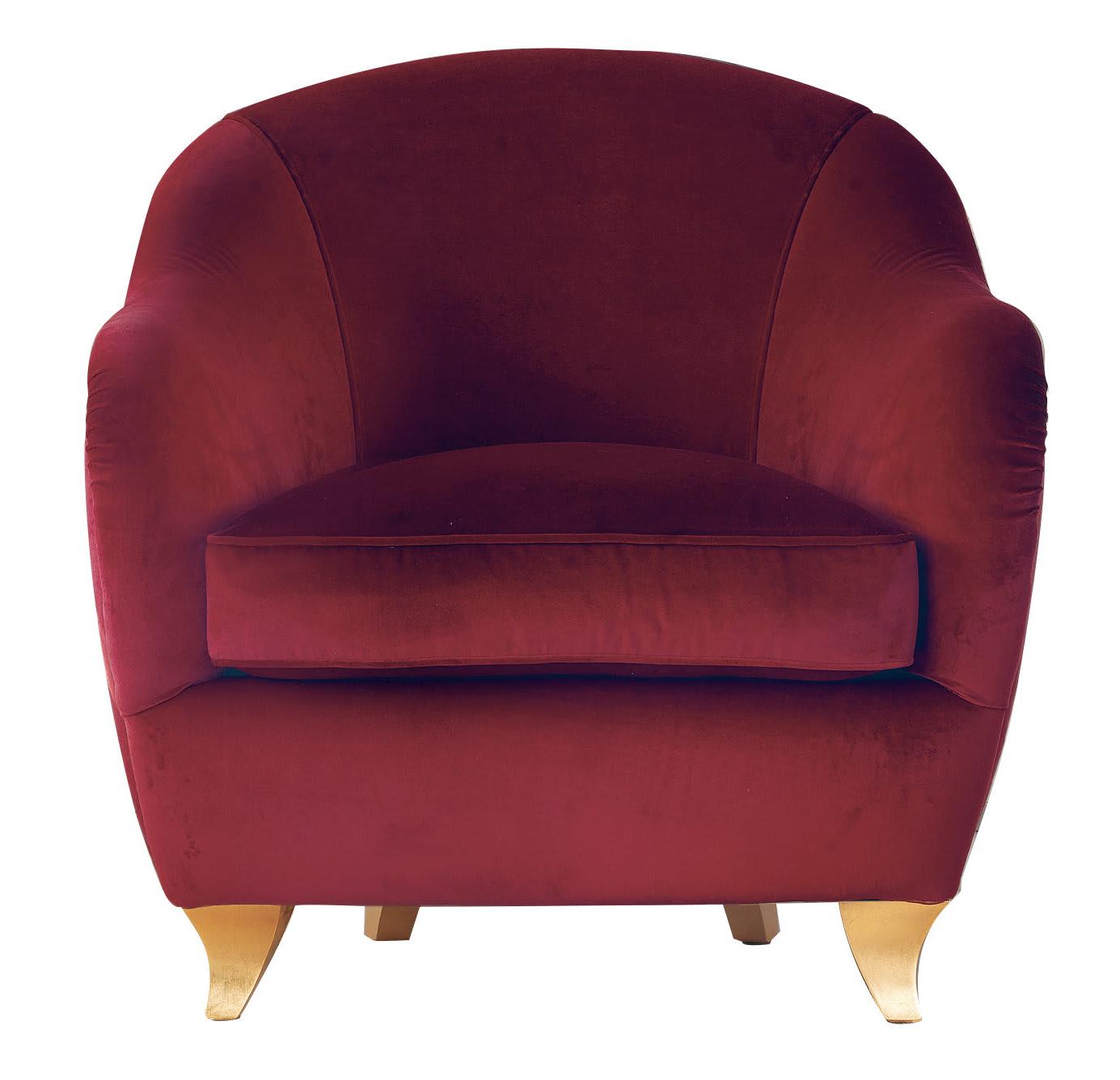 Amelie Red Artisan Armchair