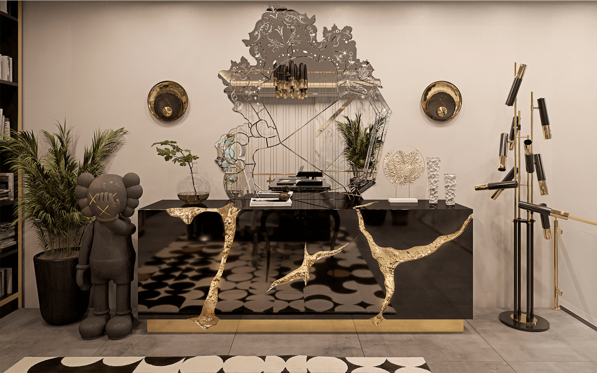 Venetian Opulence Reflective Mirror