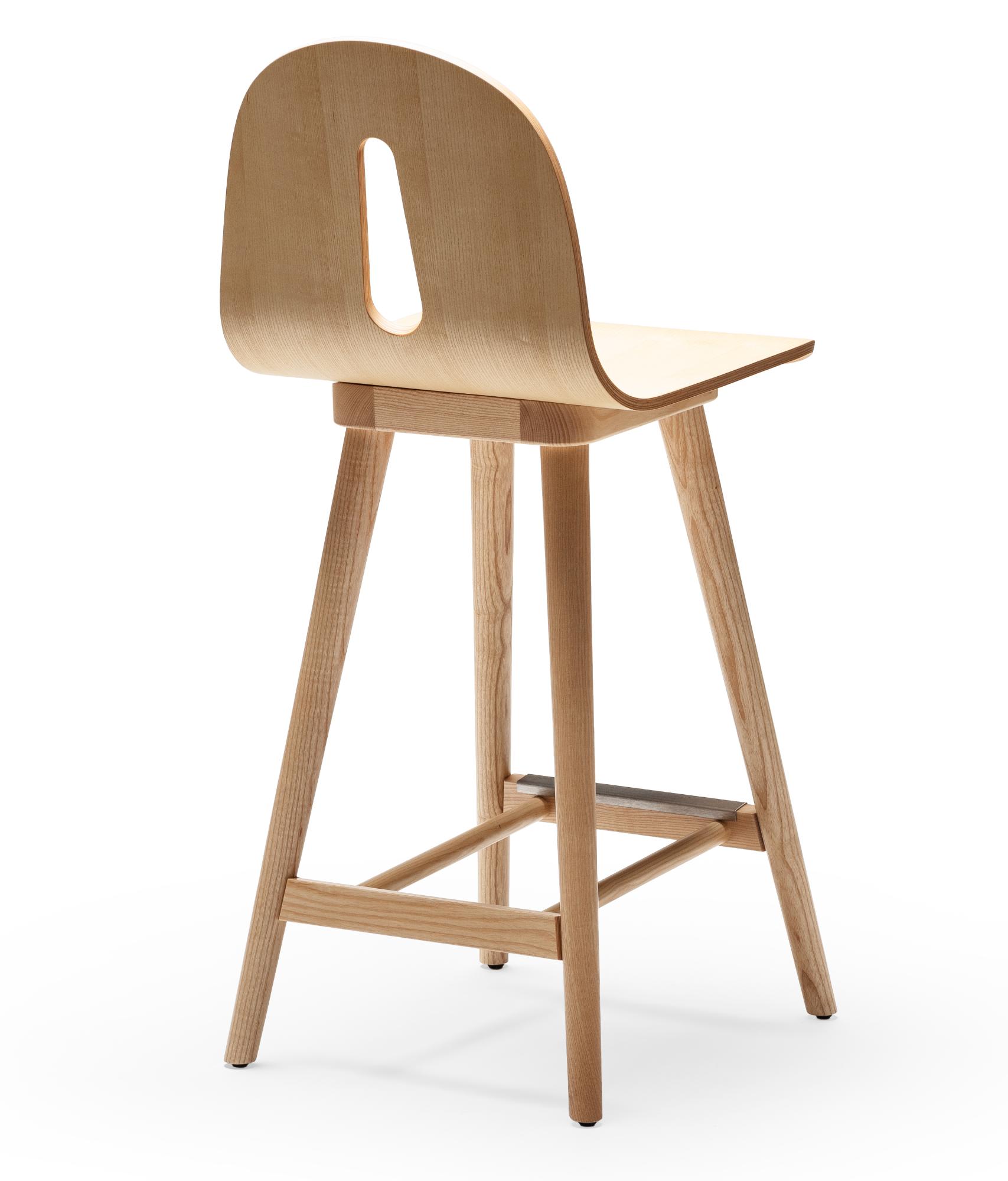 Gotham Woody Natural Ash Bar Stool