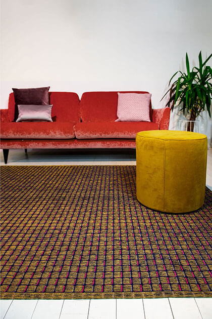 Quadrini 9018 Giallo Rug