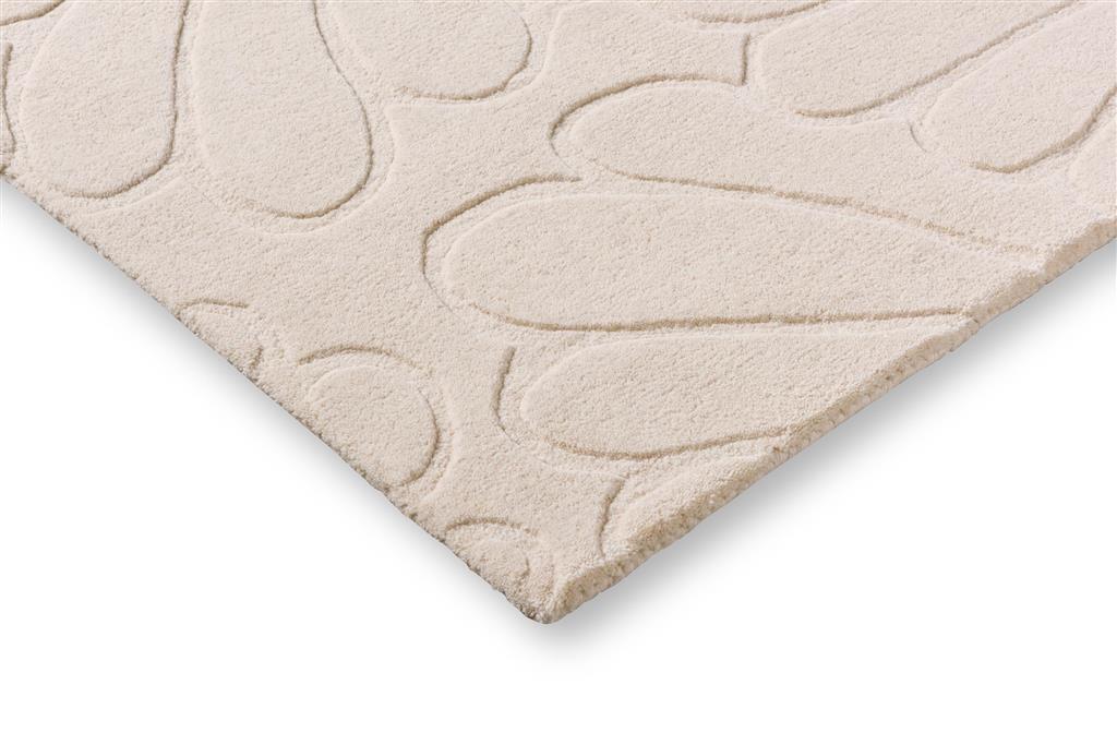 Petal Design Ivory Cream Rug | Size: 250 x 350 cm