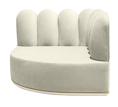 Fluffy Cloud Cream Sofa