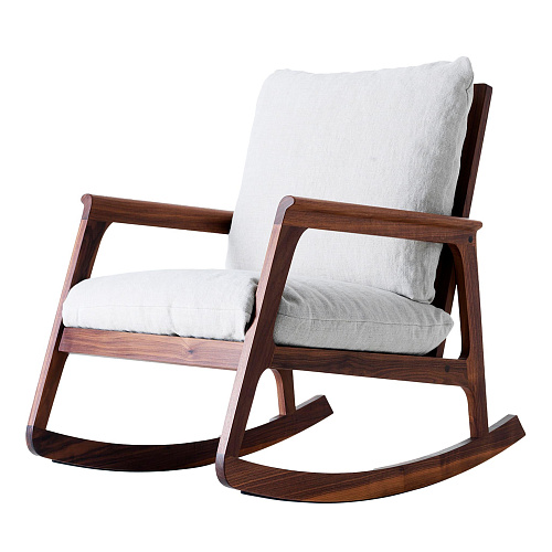 Momento Brown Contemporary Rocking Chair