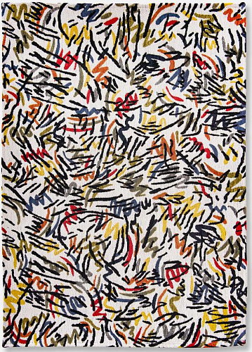 Flatwoven Street Art Belgian Rug