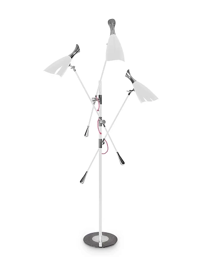 Count Grey Floor Lamp