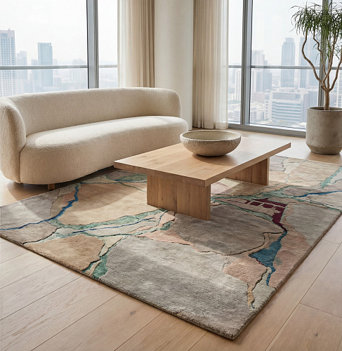 Tectonic Veins Heritage Rug