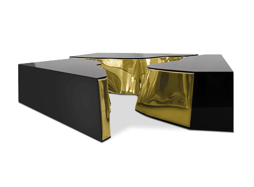 Black Gold Designer Center Table