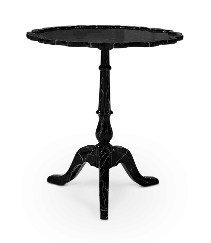 Aegis Marble Finish Designer Side Table