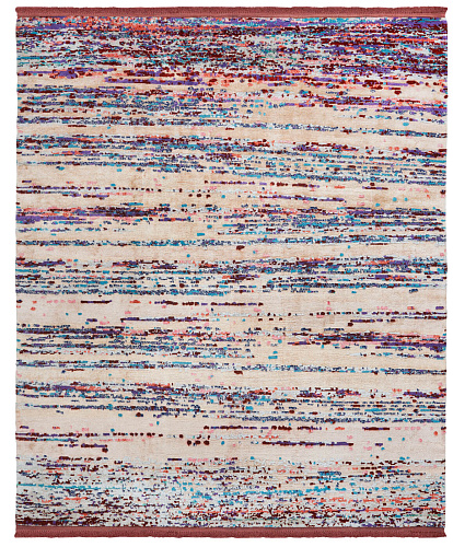 Hand-Woven Multicolored Luxurious Rug