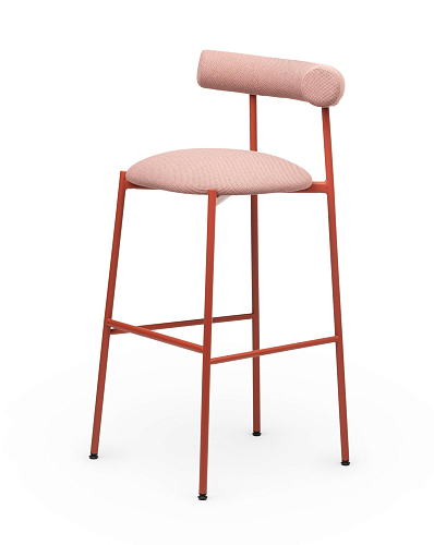 Pink Pampa Bar Stool