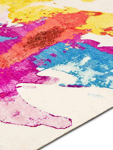 Original Hand-Knotted Wool / Silk Rug